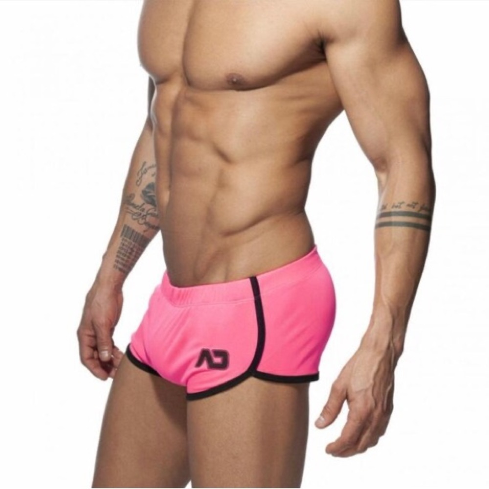 Mens Solid Beach Board Shorts Quick Dry